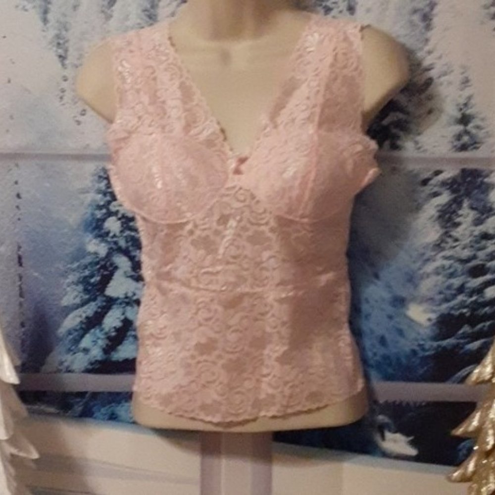 Womens Lace Corset Top Size L